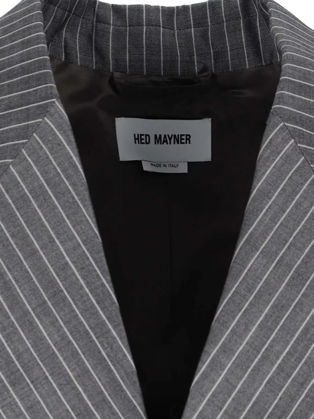 Double-Breasted Wool And Mohair Blend Suit Jacket