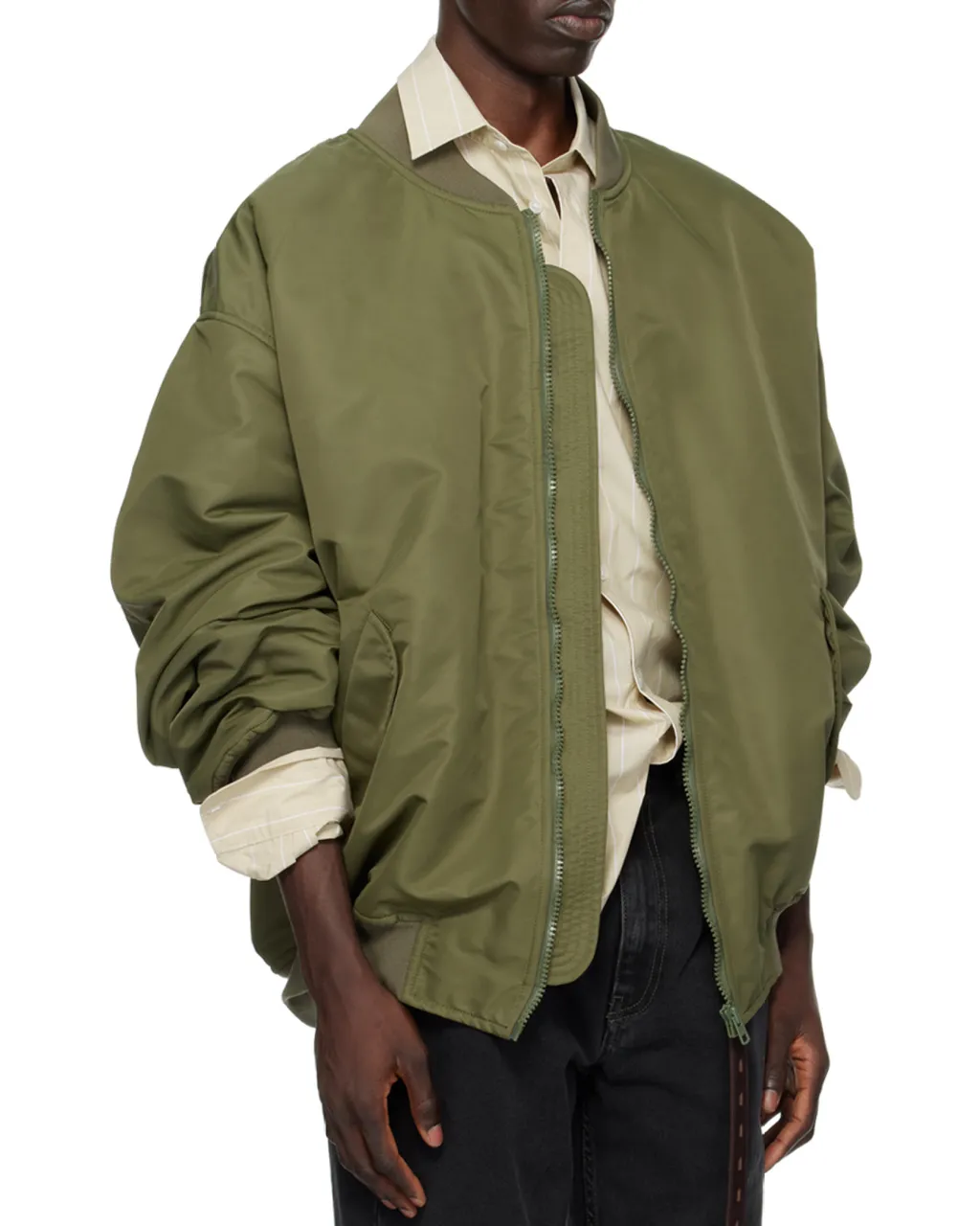 Zip-Up Bomber Jacket