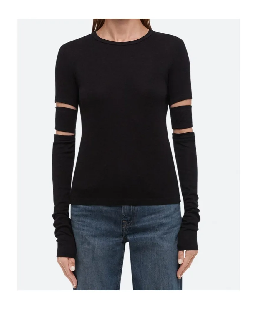 Slashed Long-Sleeved Top