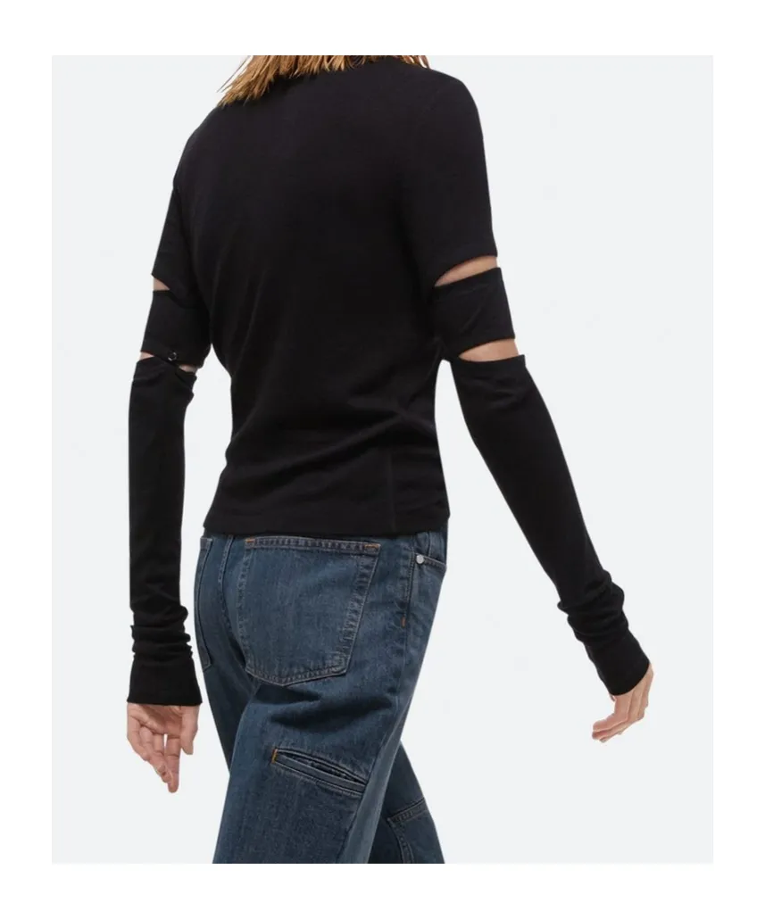 Slashed Long-Sleeved Top