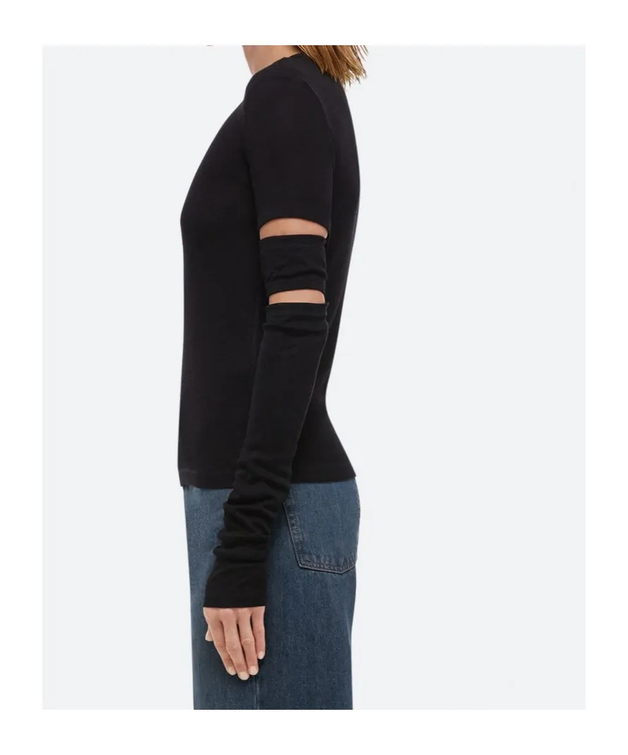 Slashed Long-Sleeved Top