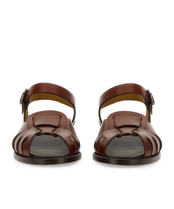 Open-Toed Flat Sandals