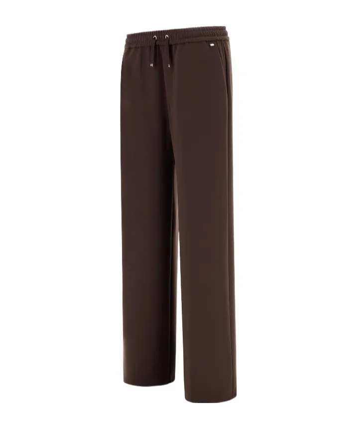 Drawstring Straight Leg Trousers