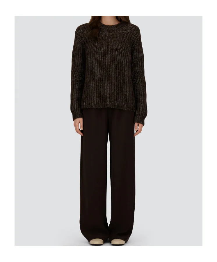 Drawstring Straight Leg Trousers