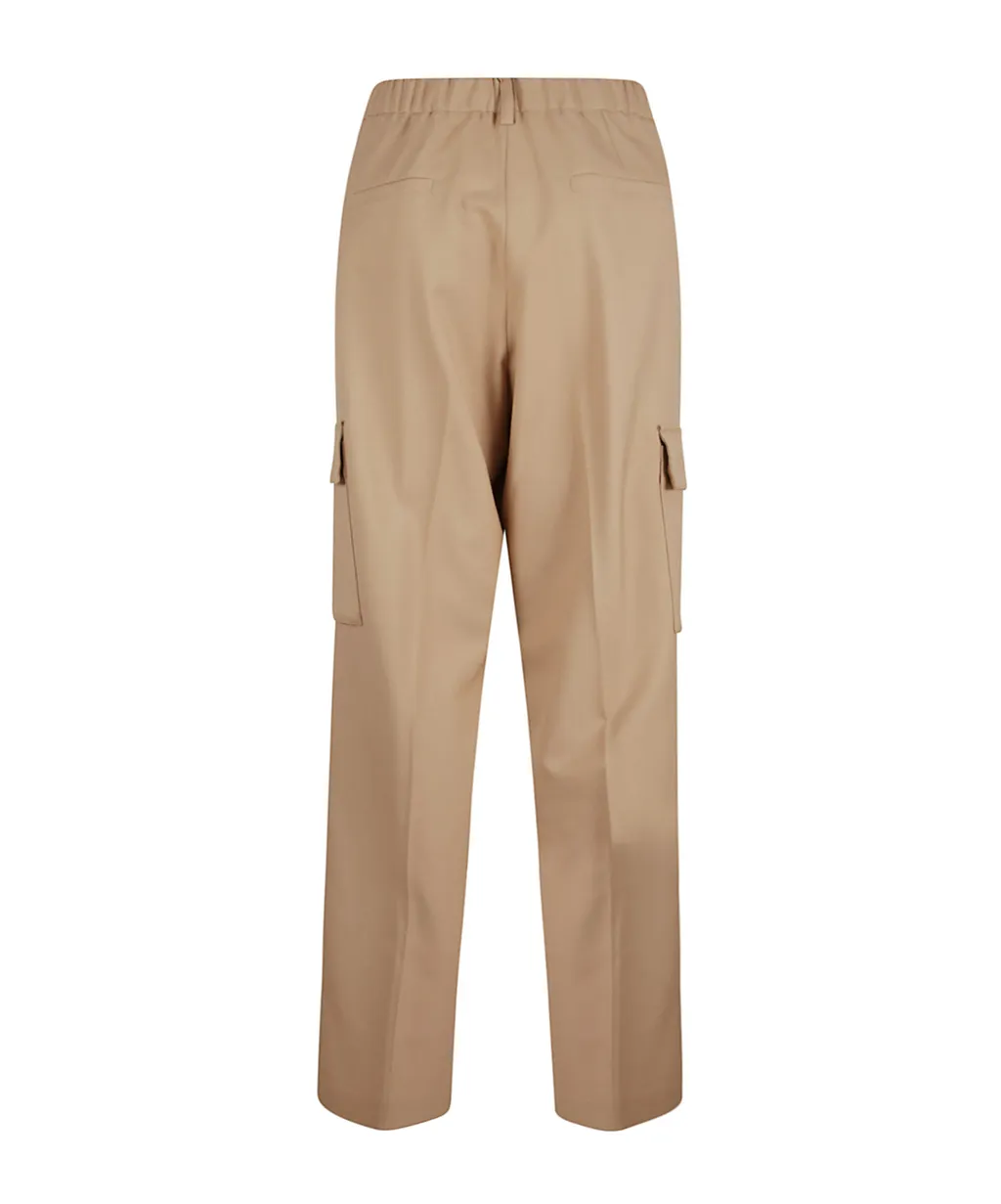 Straight-Leg Cargo Trousers