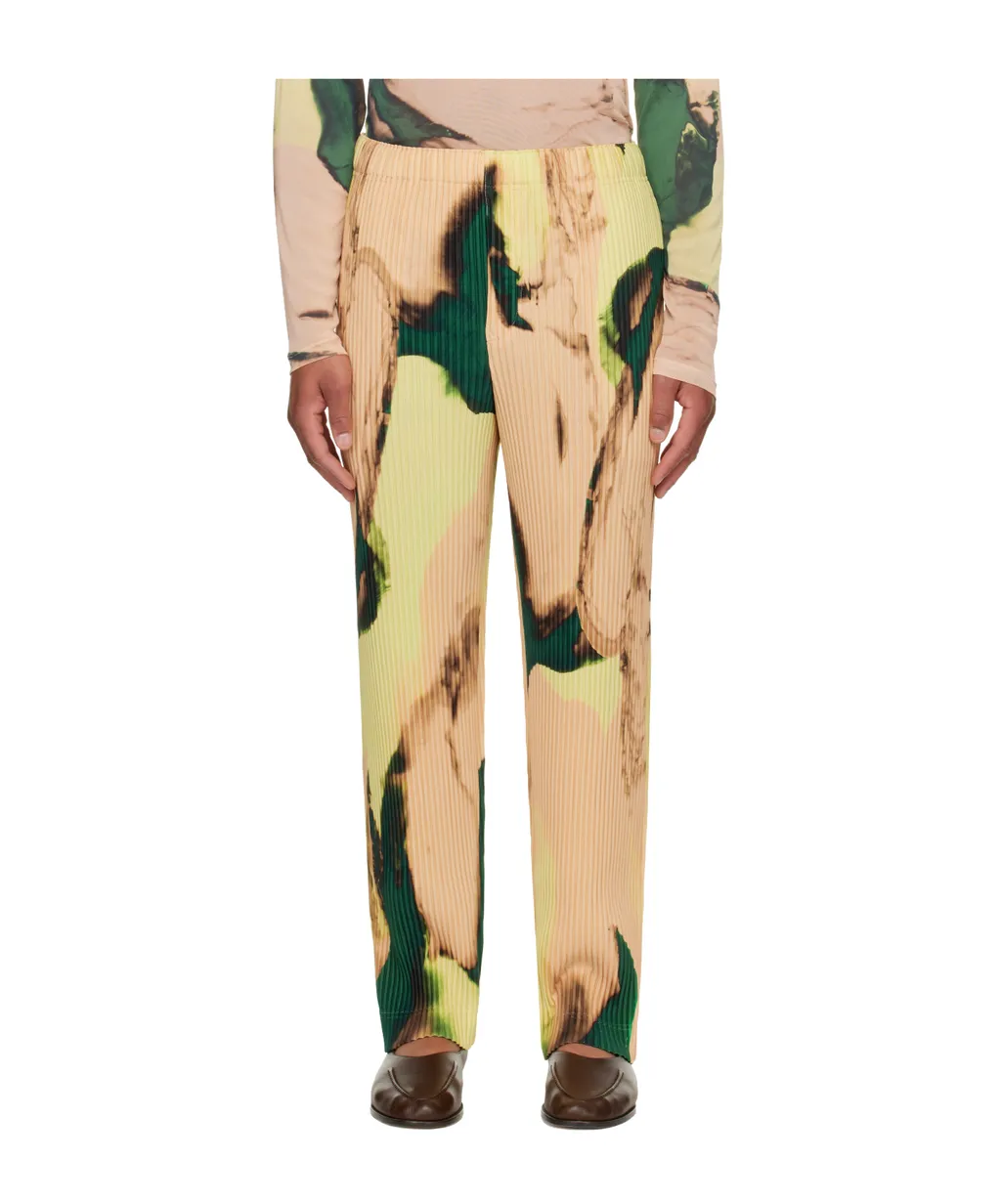 Pleated Knit Trousers