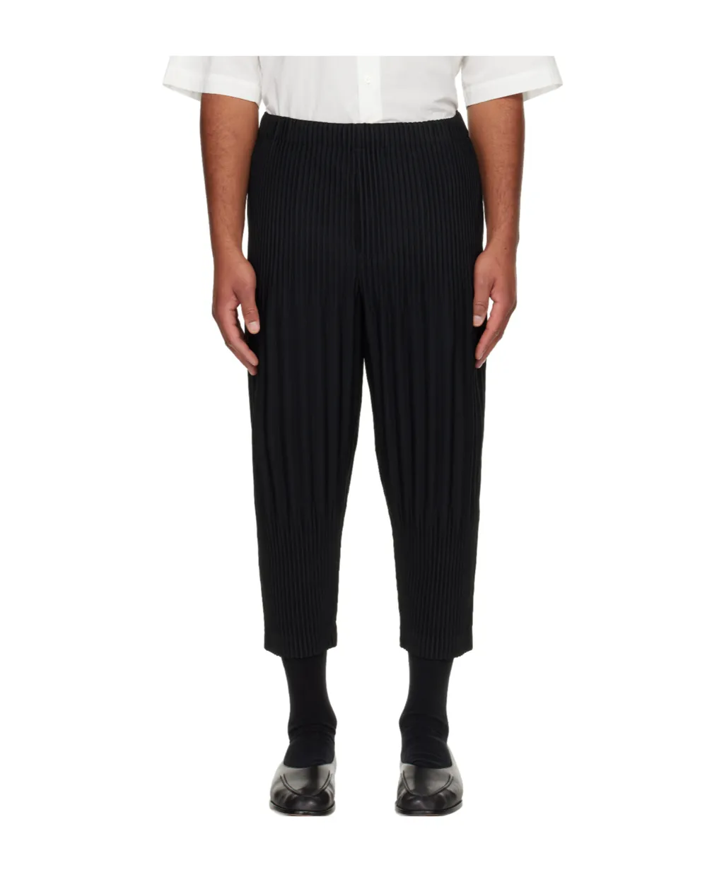 Pleated Knit Trousers
