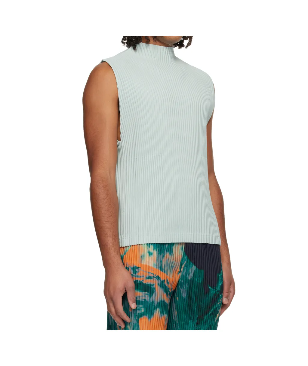 Pleated Knitted Vest