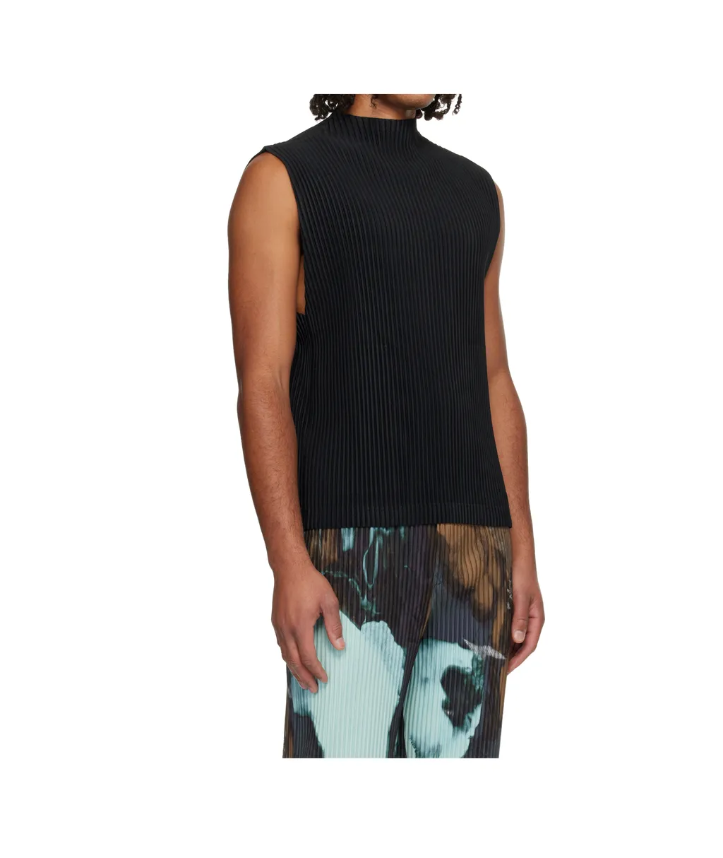 Pleated Knitted Vest