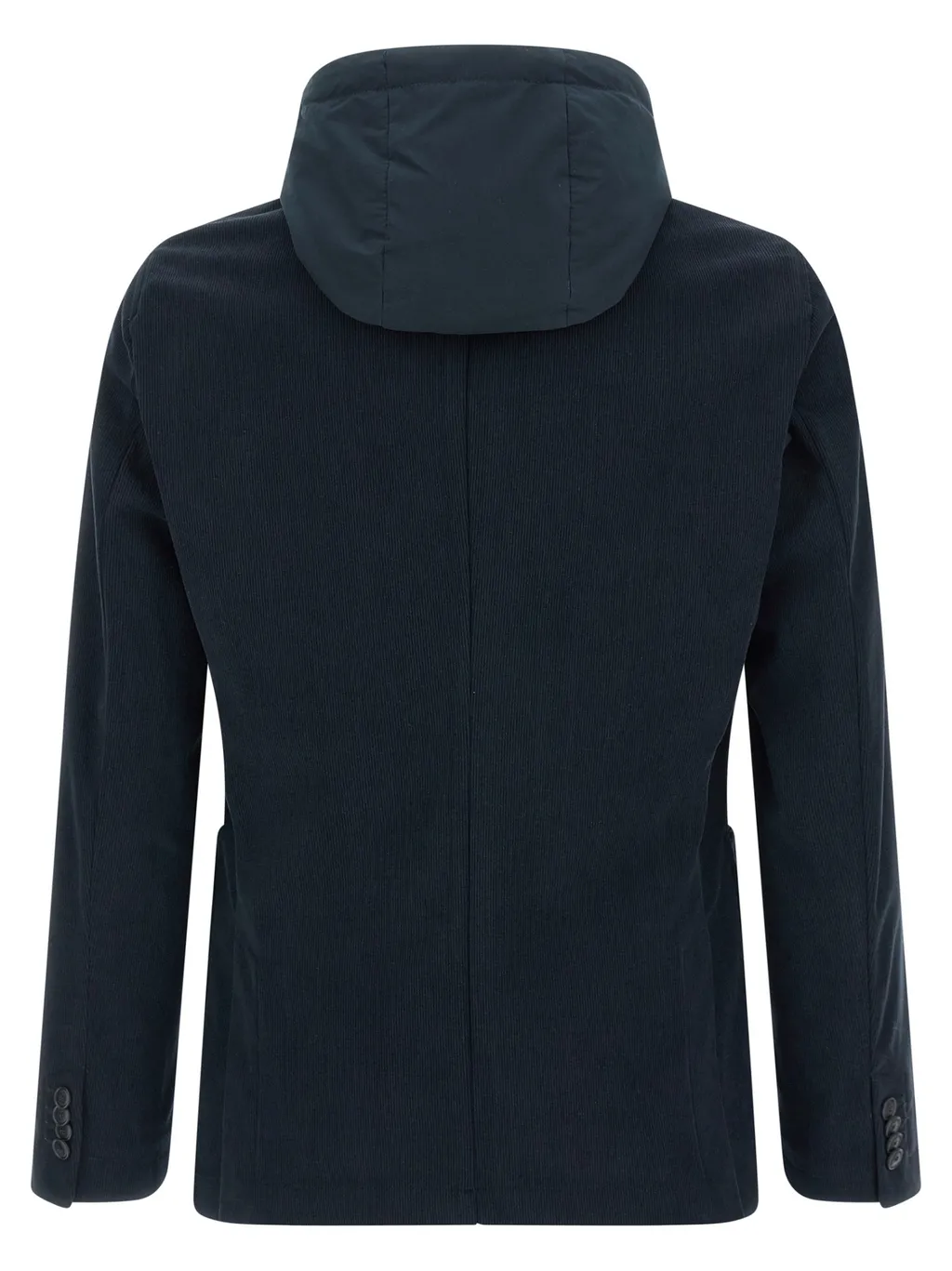 Layered Hooded Jacket