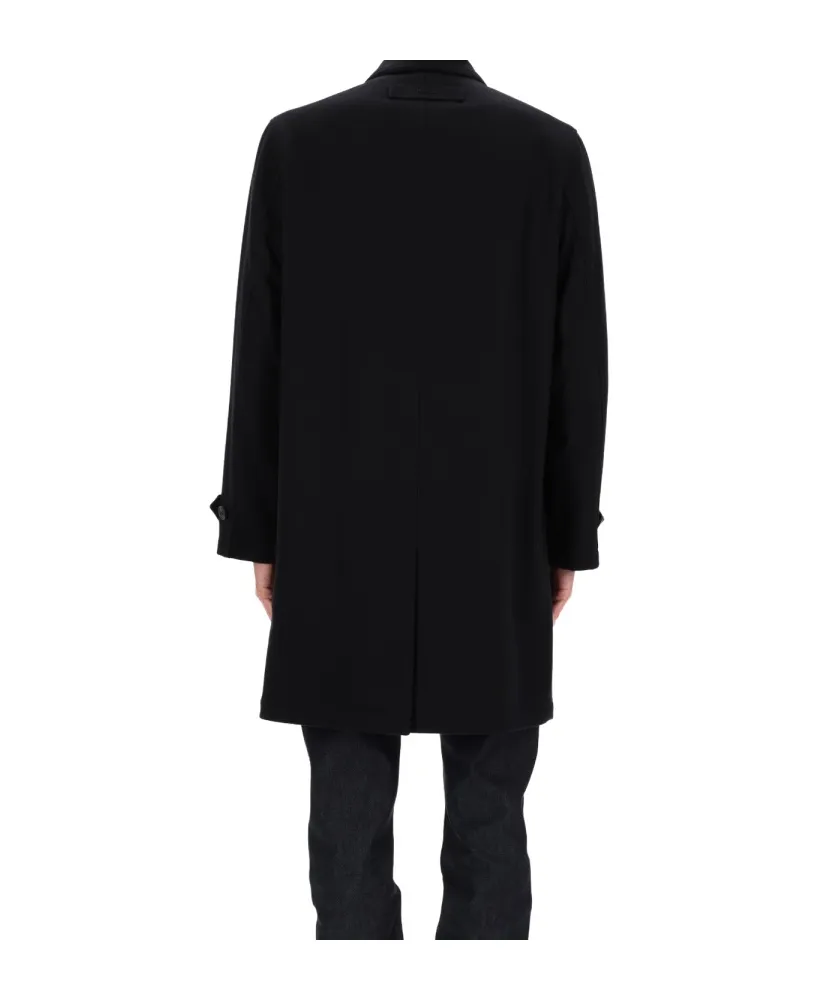 Button-Fastening Point-Collar Coat