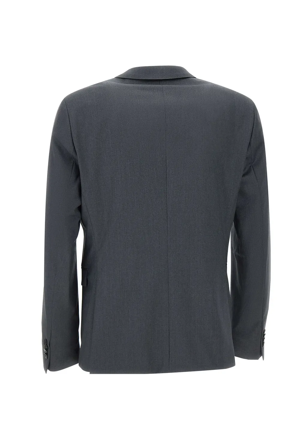 Peak-Lapel Wool Blazer