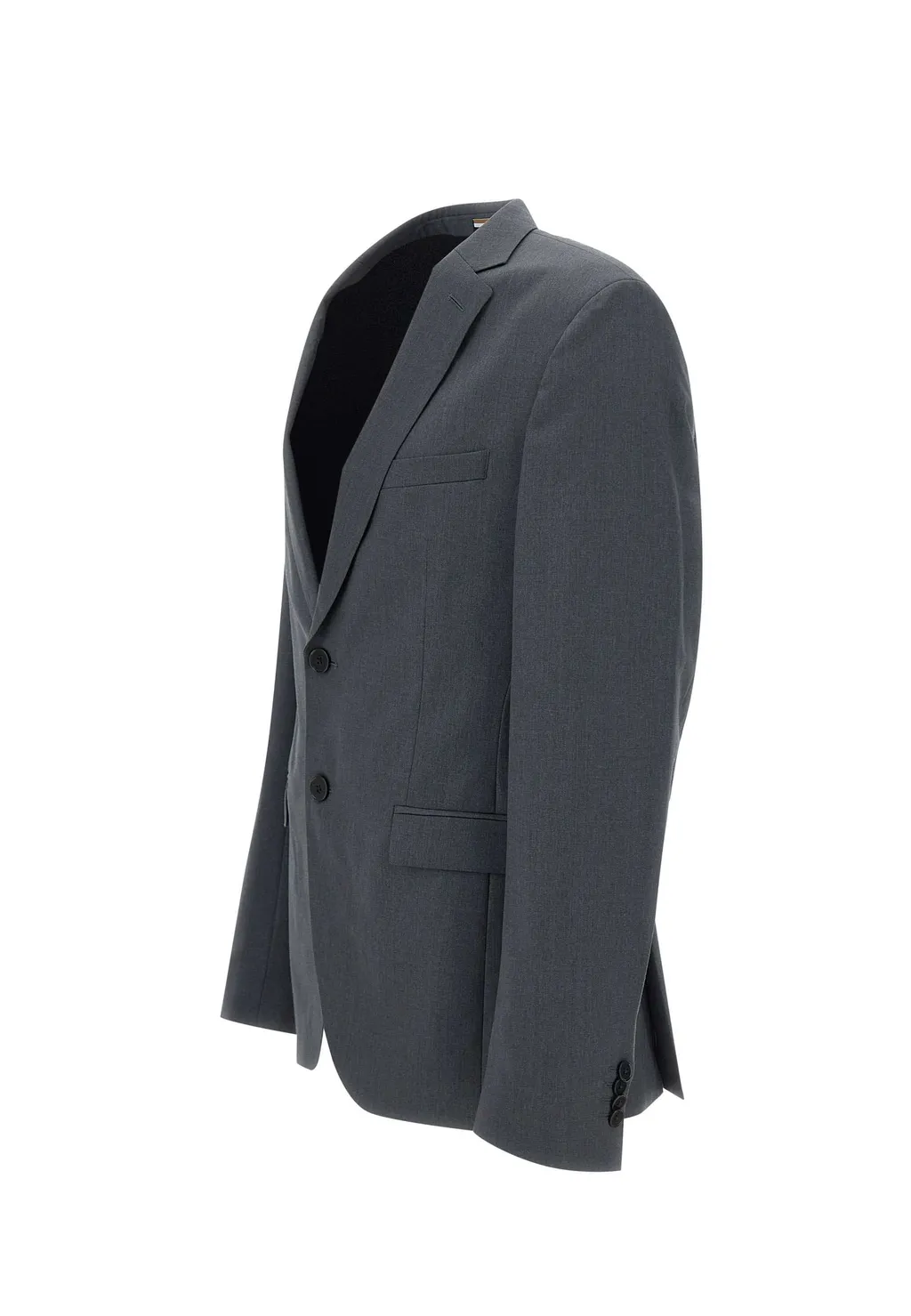 Peak-Lapel Wool Blazer