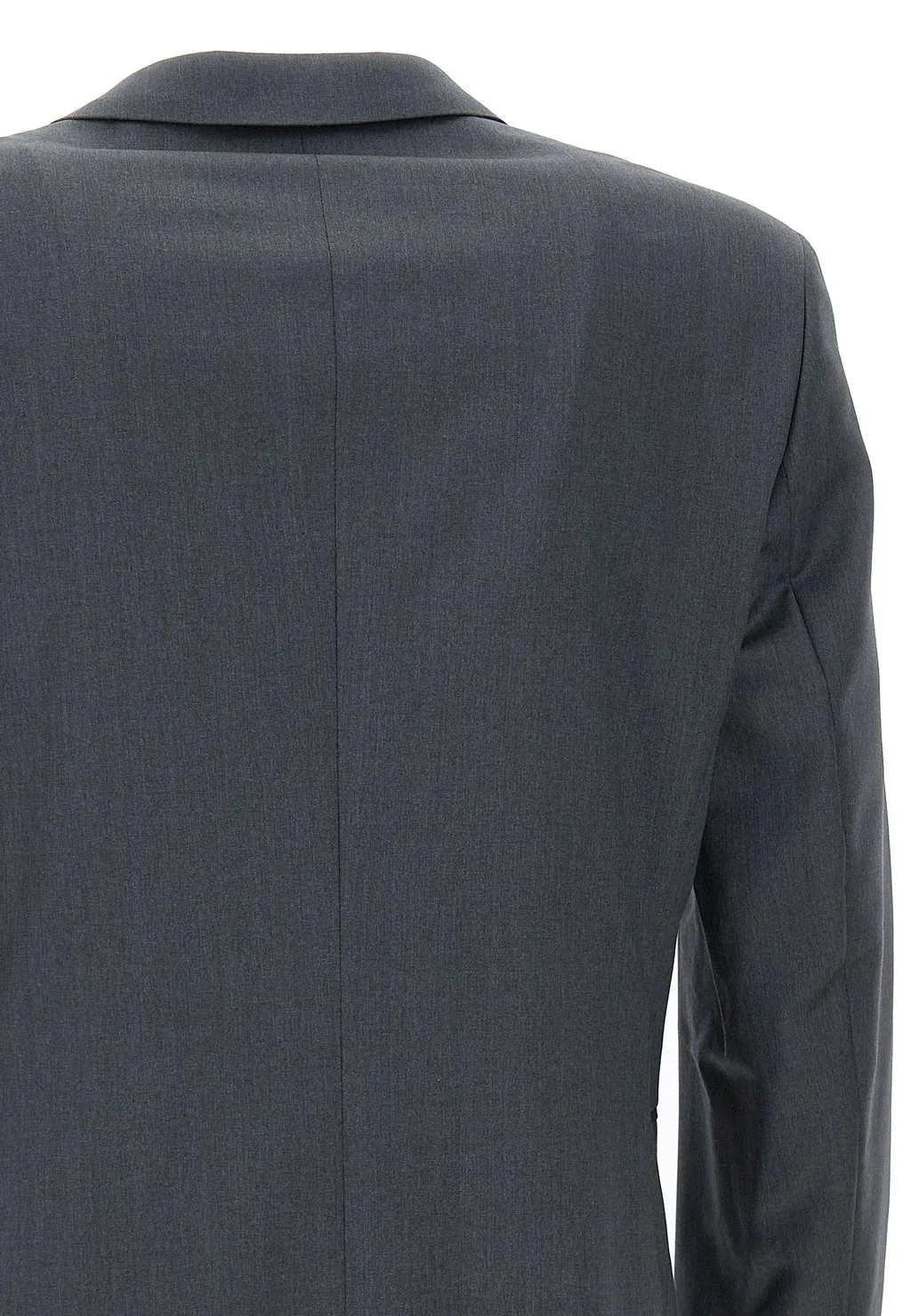 Peak-Lapel Wool Blazer