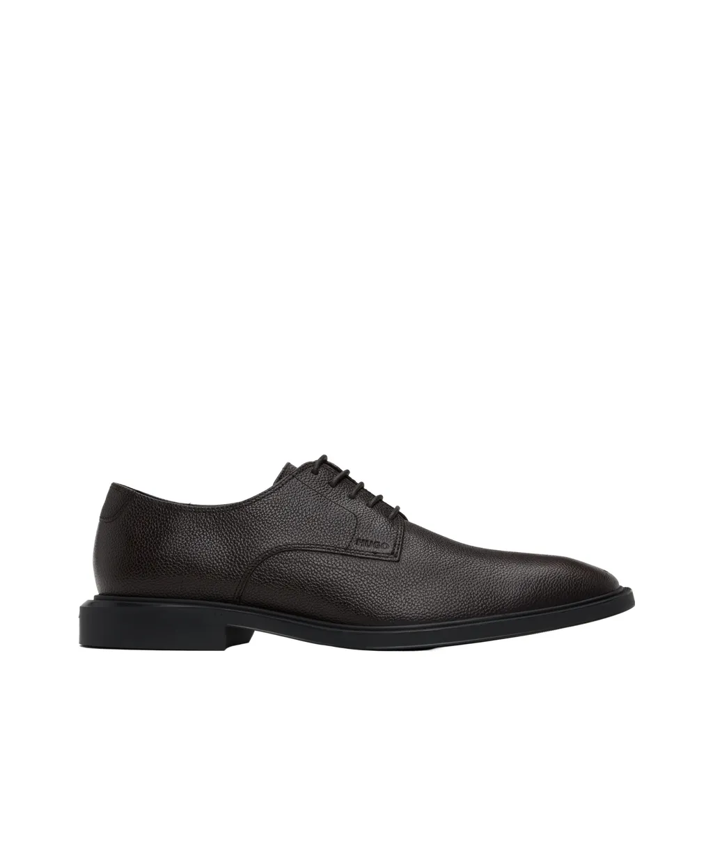 Gryff Textured Leather Lace-Up Shoes