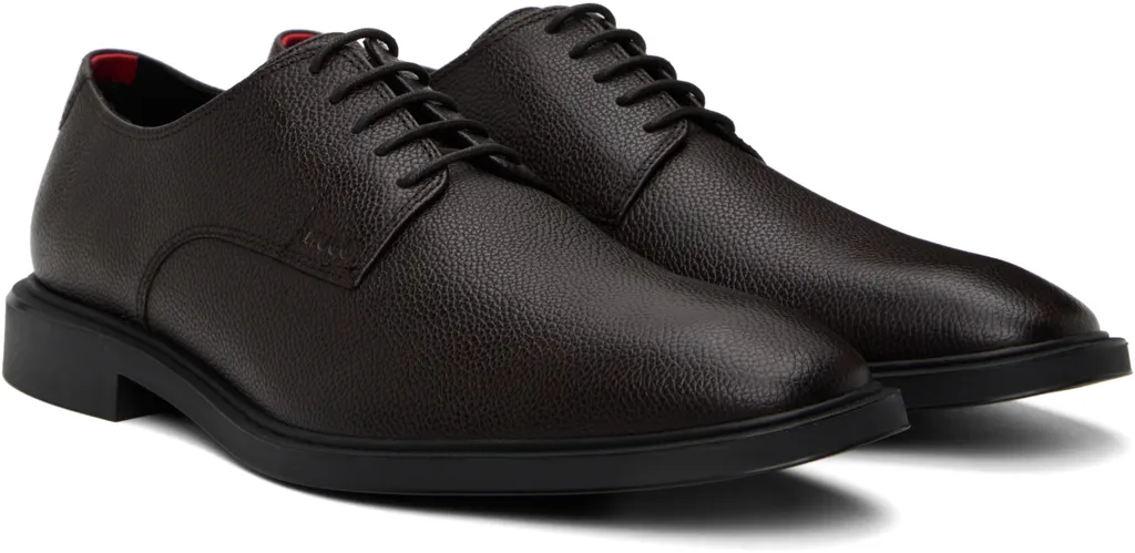 Gryff Textured Leather Lace-Up Shoes