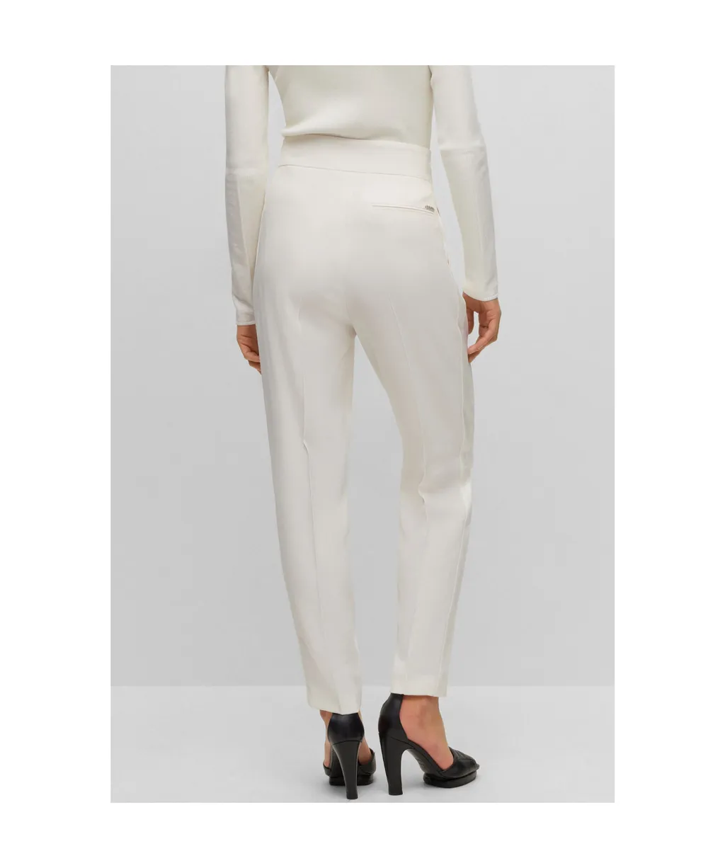Pleated Detail Tailored Pants