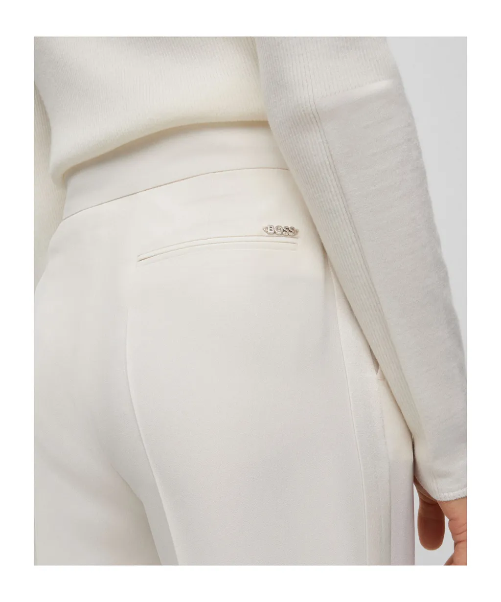 Pleated Detail Tailored Pants