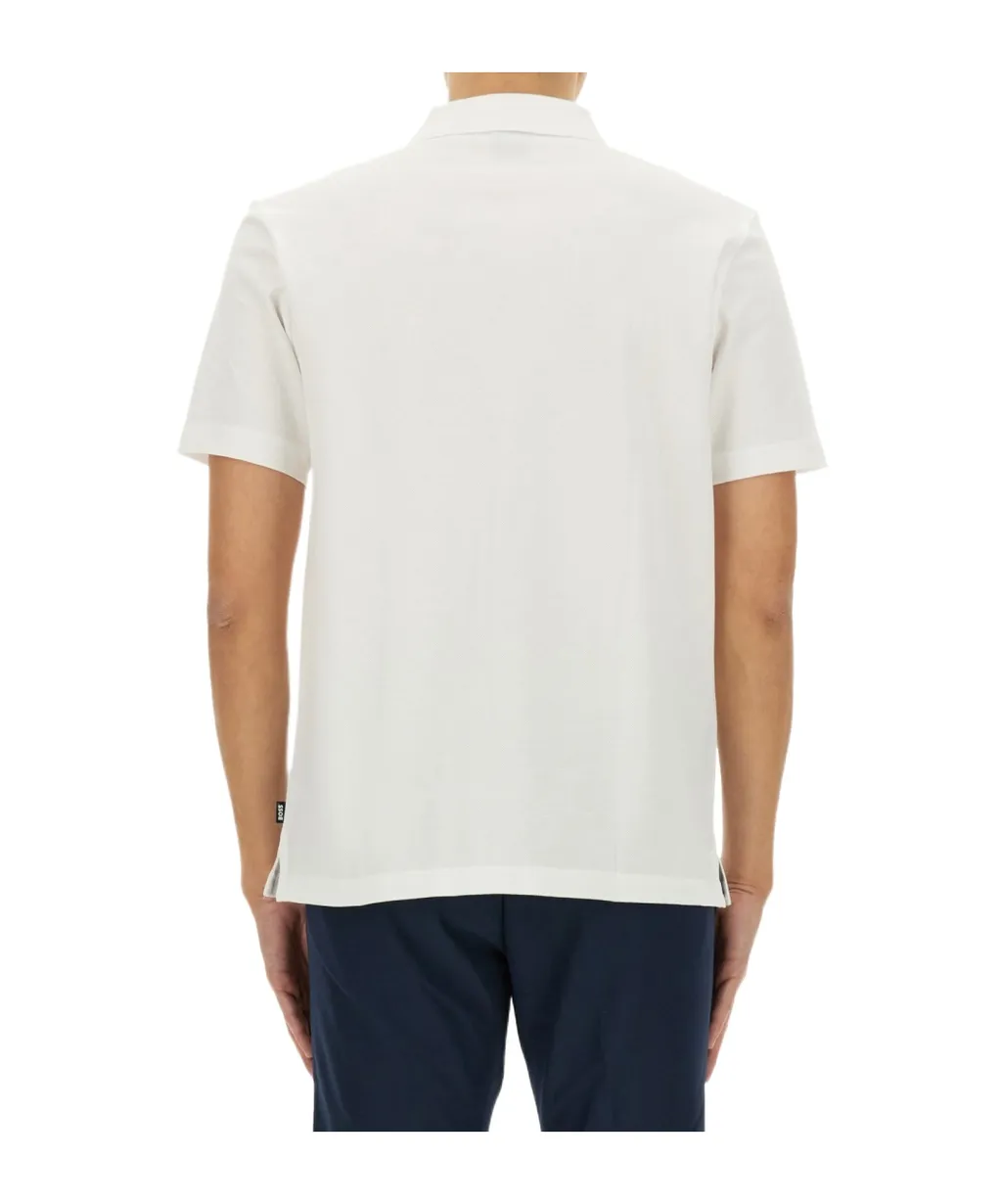 Logo-Print Mercerized Polo Shirt