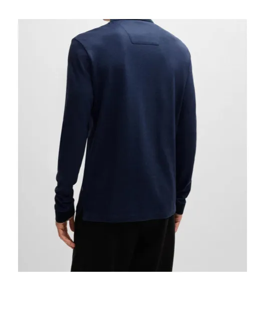 Long-Sleeved Polo Shirt