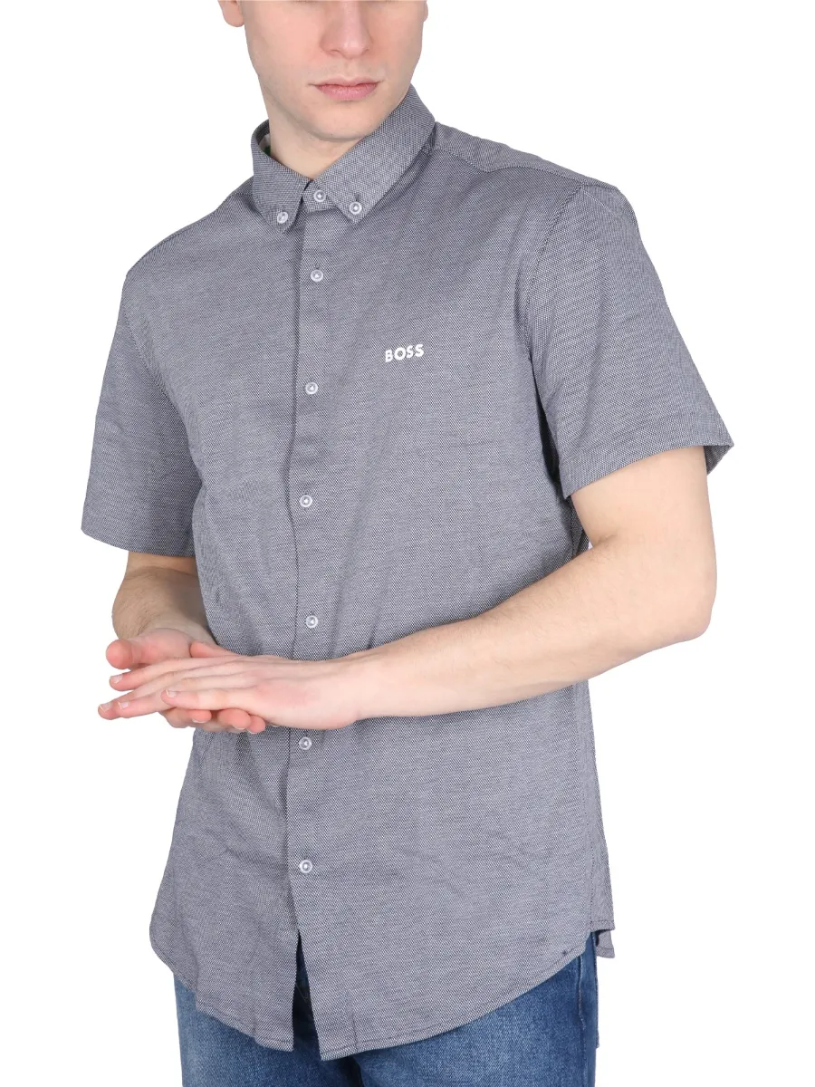 Logo Printed Short-Sleeved Shirt