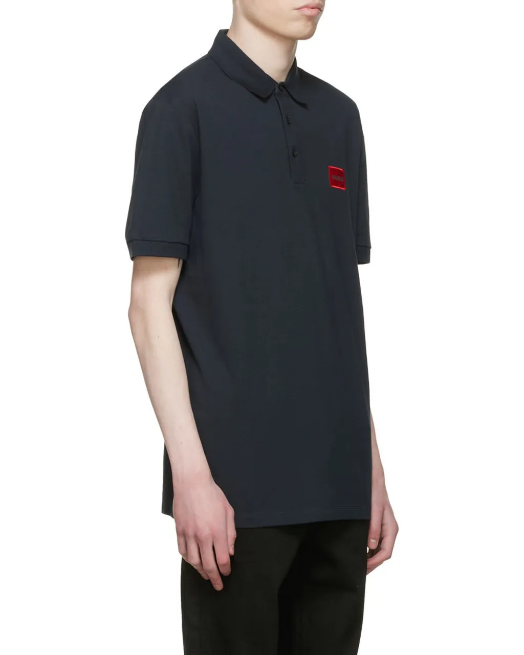 Logo Patch Short-Sleeved Polo Shirt