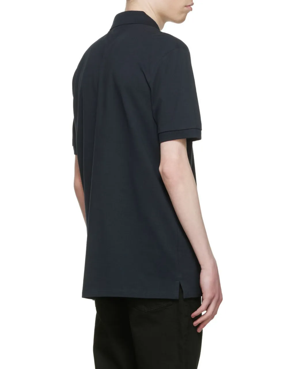 Logo Patch Short-Sleeved Polo Shirt