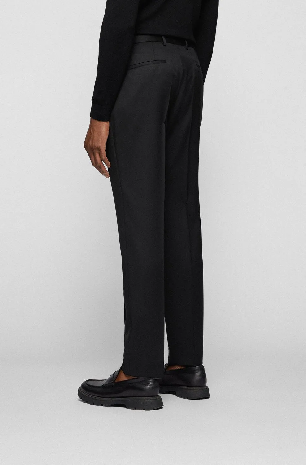 Tailored Straight-Leg Pants