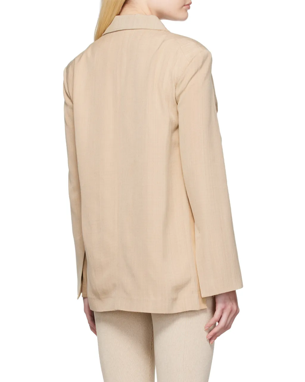 Baccala Asymmetric Cropped Blazer