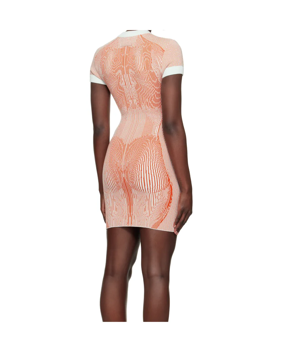 The Morphing Pinstripes Dress