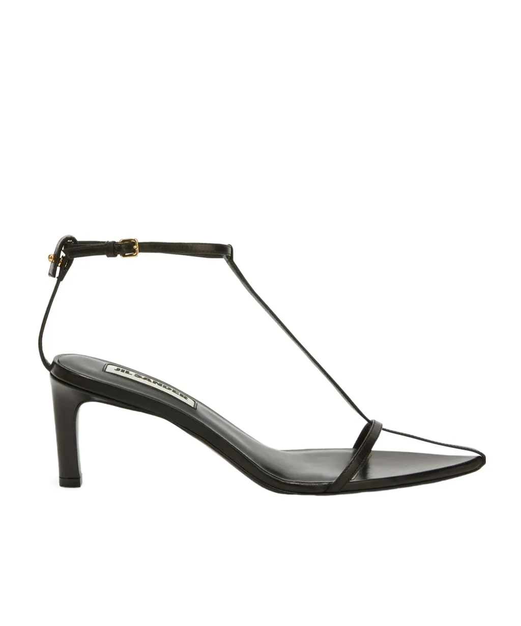 Open Pointed-Toe High Stiletto Heel Sandals