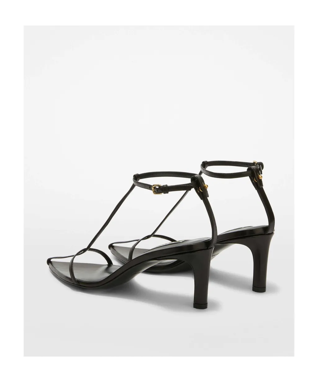 Open Pointed-Toe High Stiletto Heel Sandals