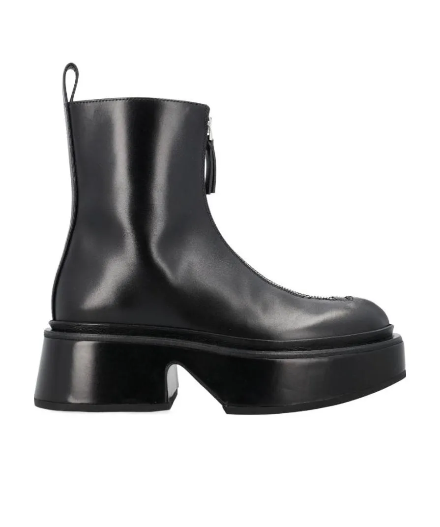 Zipped Ankle Boots