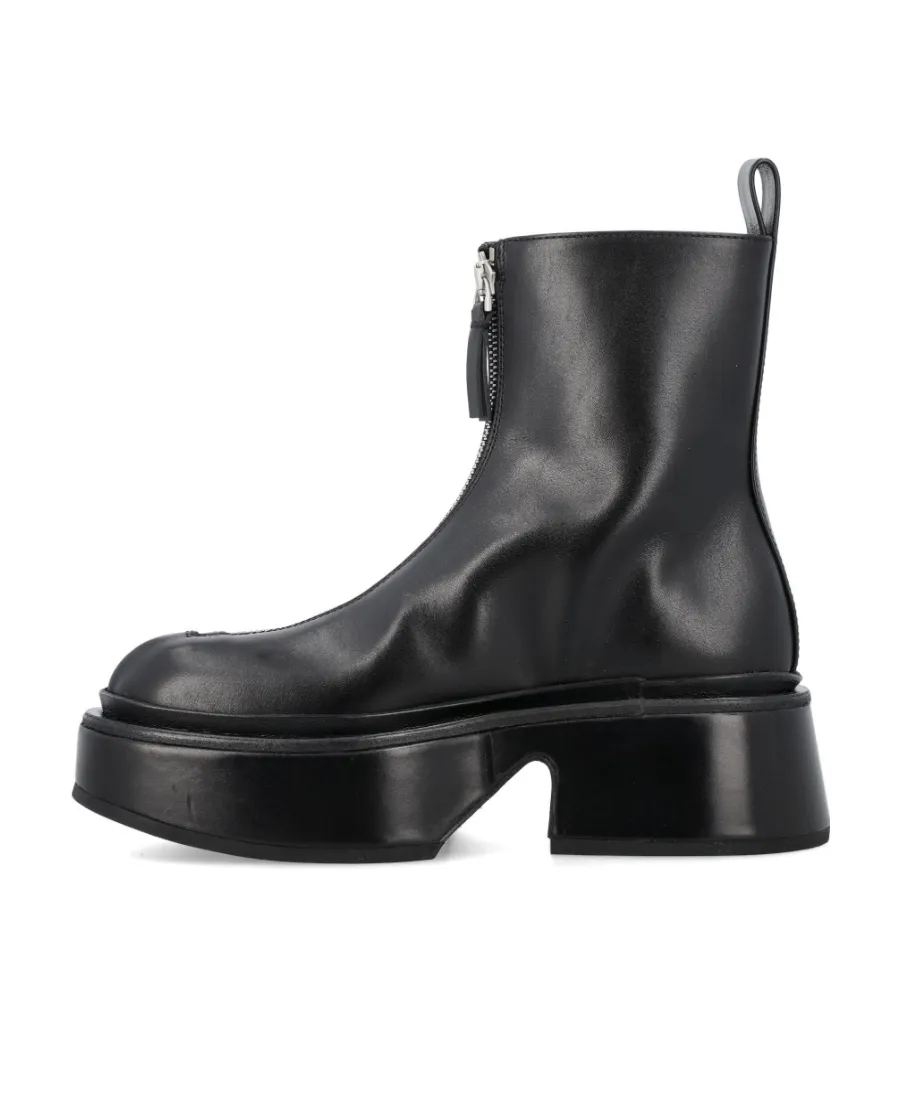 Zipped Ankle Boots