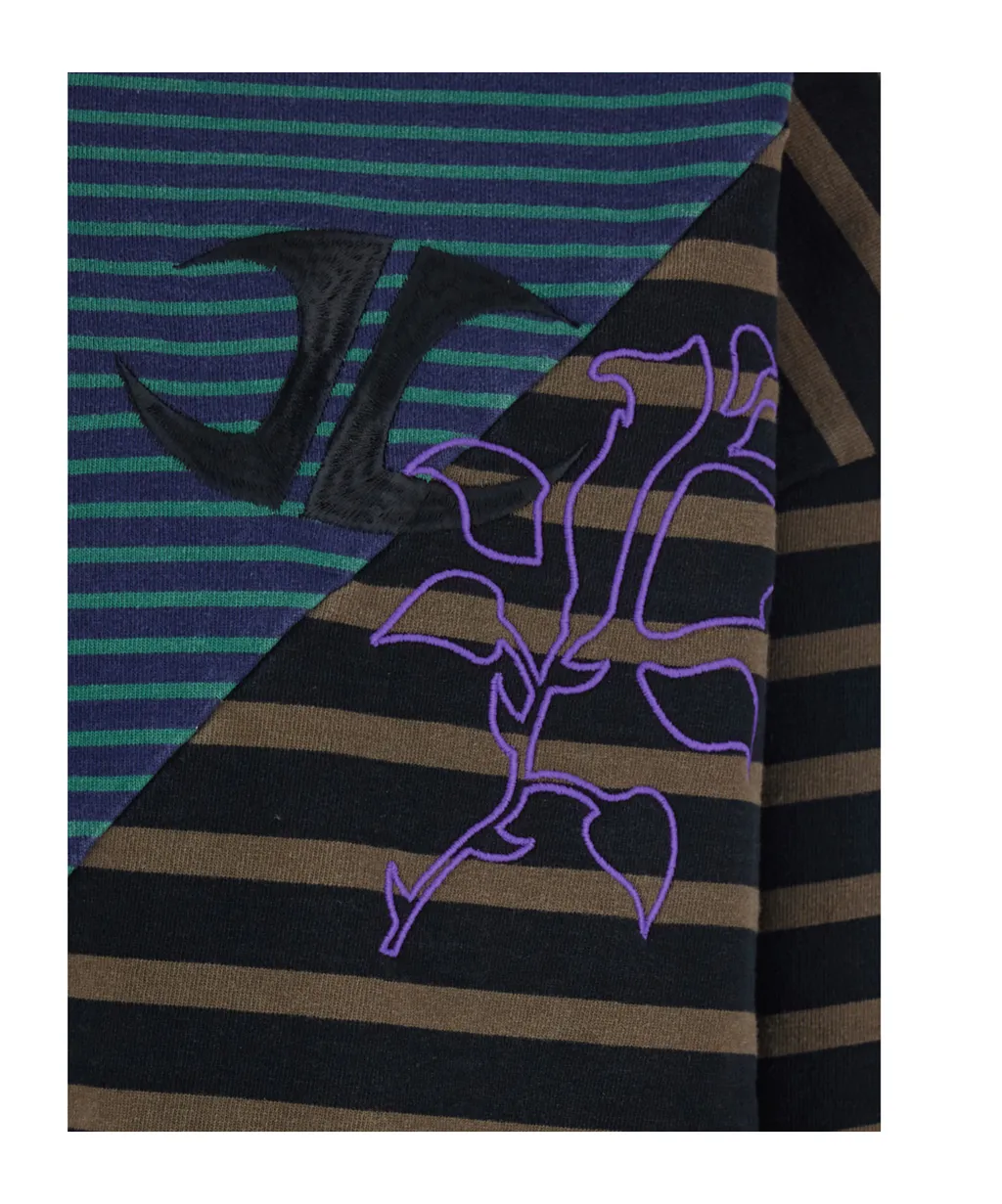 Striped Logo Polo Shirt