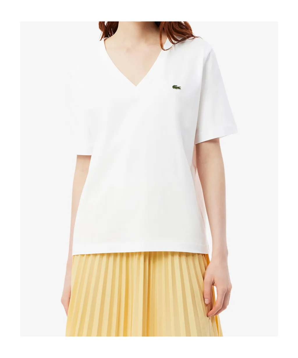 Relaxed Fit Soft Cotton V-Neck T-Shirt