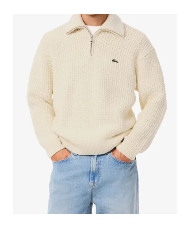 High Neck Half Zipper Jumper