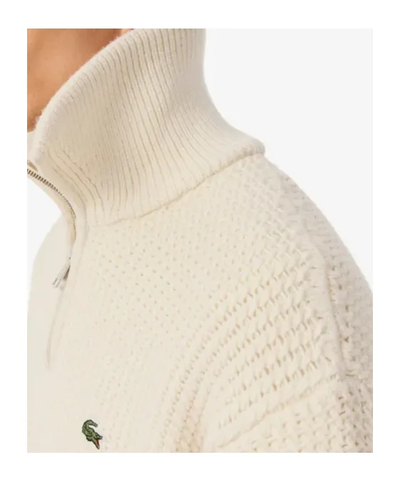High Neck Half Zipper Jumper
