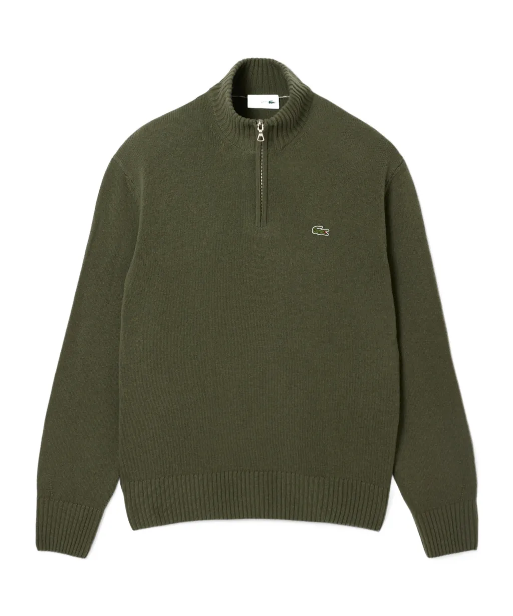 Zipped High Neck Jumper
