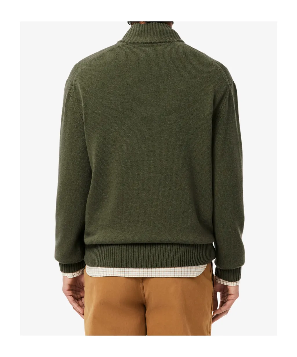 Zipped High Neck Jumper