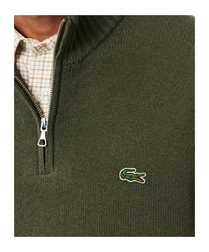 Zipped High Neck Jumper