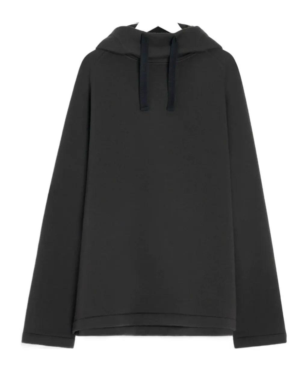 Long-Sleeved Drawstring Hoodie