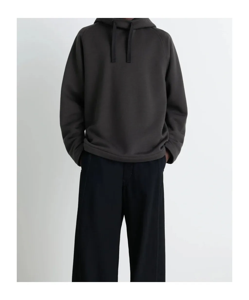 Long-Sleeved Drawstring Hoodie
