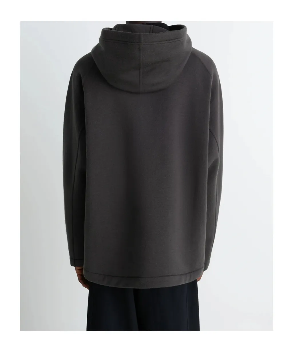 Long-Sleeved Drawstring Hoodie