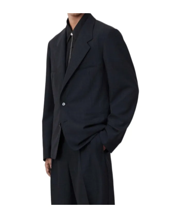 Tailored Single Breasted V-Neck Jacket
