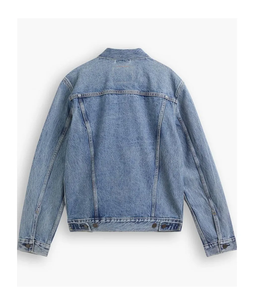 Buttoned-Up Denim Trucker Jacket