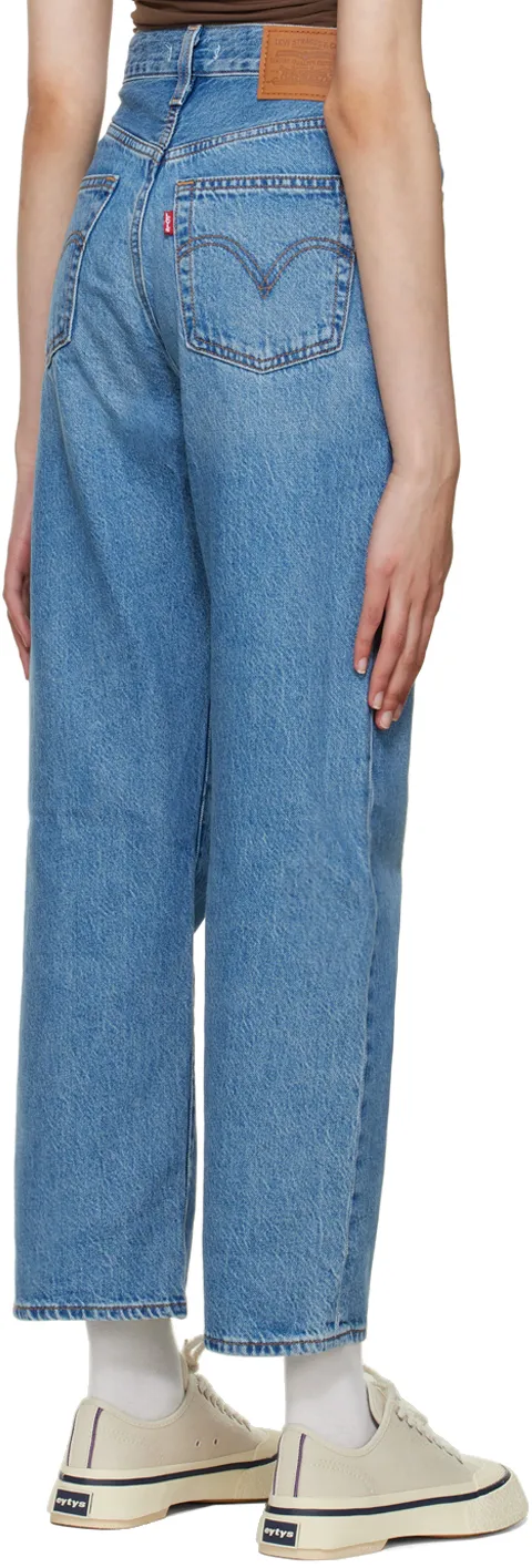 Ribcage Straight-Leg Cropped Jeans