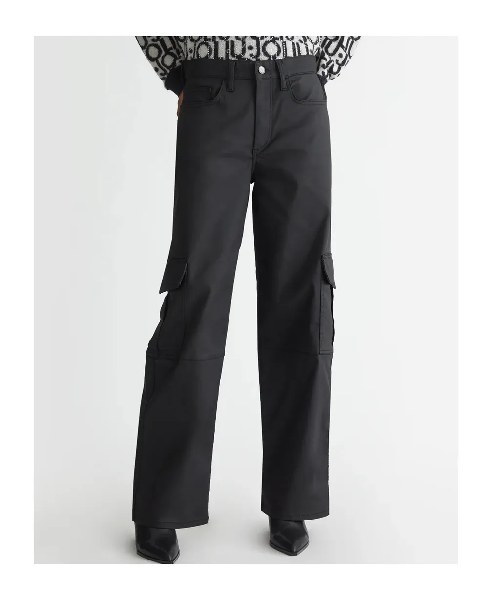 Coated Casual Pants