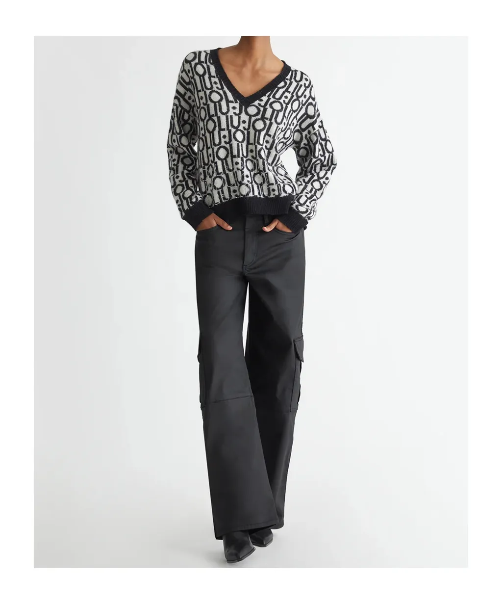 Coated Casual Pants