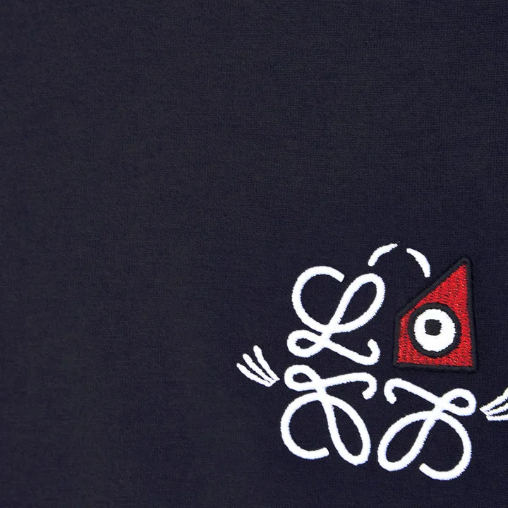 Logo Embroidered Crewneck T-Shirt